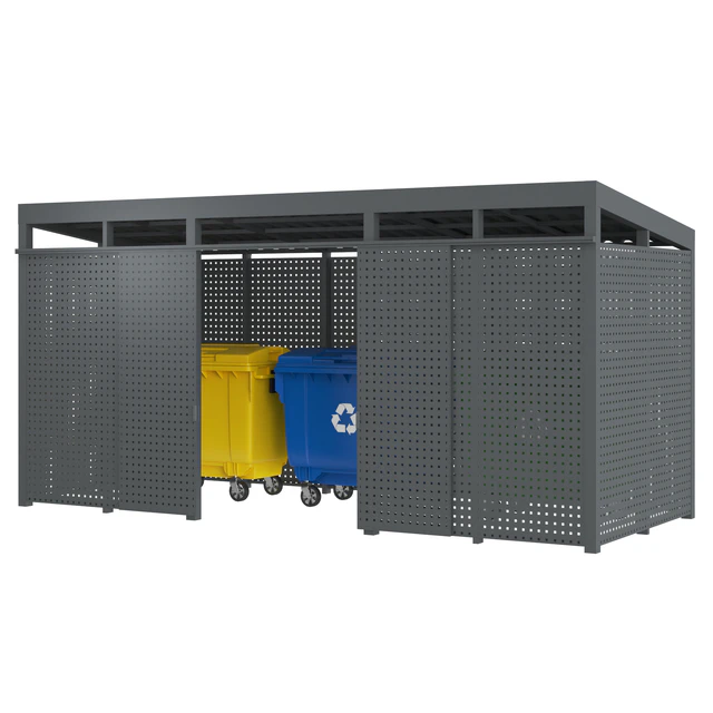 Garbage bins Metal box — Скачать