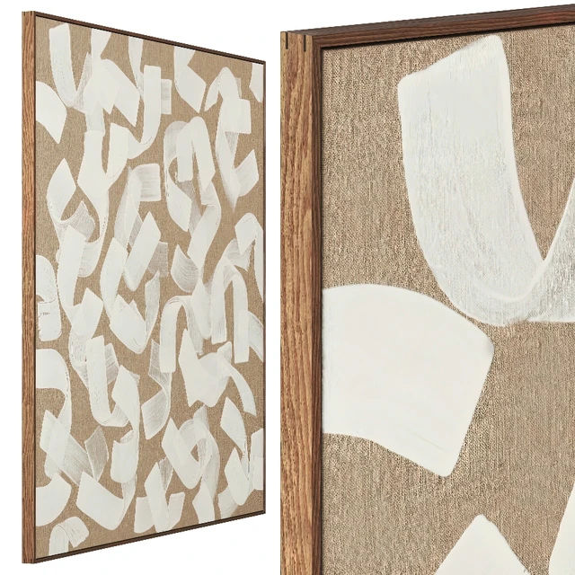 Abstract modern painting on canvas — Descargar