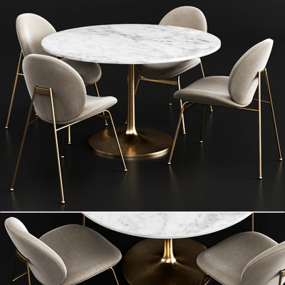 West elm and Crate & Barrel Dinning Set — Ver 1