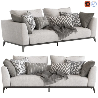 Flou Oliver Sofa type2 — Вид 1