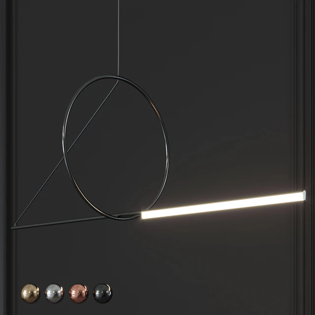 CERCLE ET TRAIT LINEAR SUSPENSION By CVL Luminaires — Descargar