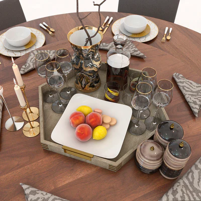 Walter Knoll Table Set — Ver 2