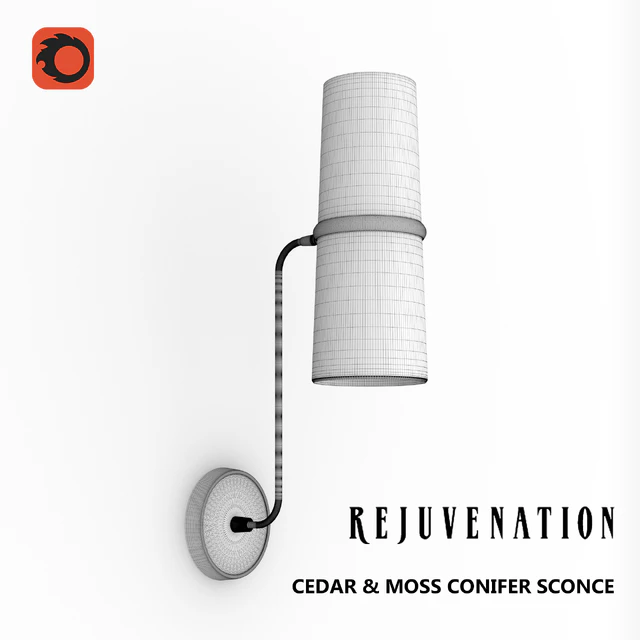 REJUVENATION-CEDAR & MOSS CONIFER SCONCE — Скачать
