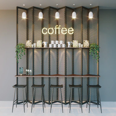 Coffee shop bar — download