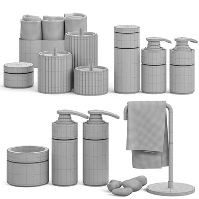 Bathroom accessories set — Ver 6