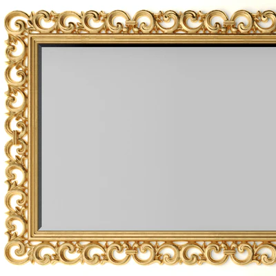 MirrorMirror. luxury, mirror, gold, wall decor, luxury, carved, frame, classic — Ver 3