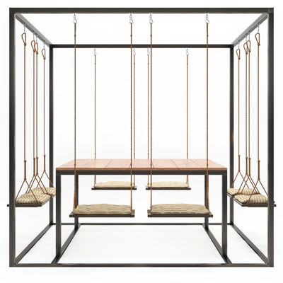 Garden swing table — Ver 4