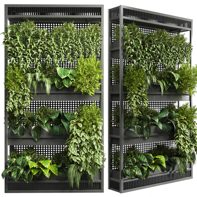 Indoor plant-plant stand metal vase 07 — Вид 5