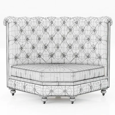 Restoration Hardware Kensington Leather Corner Banquette — Ver 2