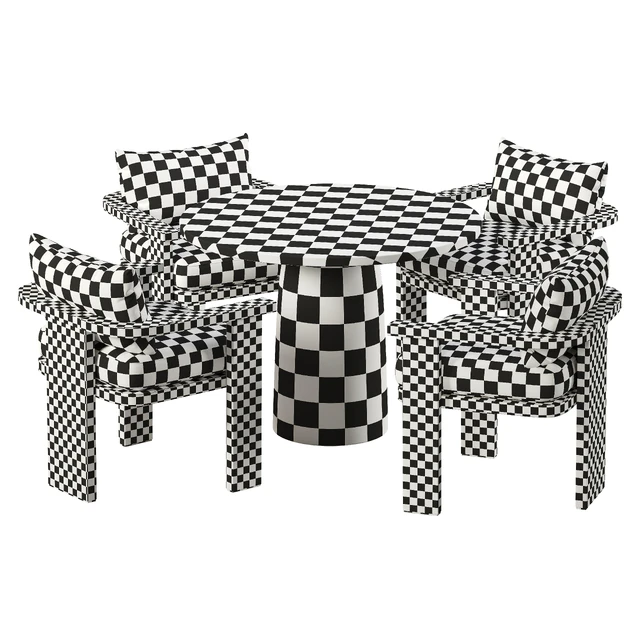 Tahana Outdoor Dining Armchair and Basil Table By Fourhands — Descargar