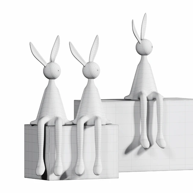 Electroplated Rabbit Decor — Descargar