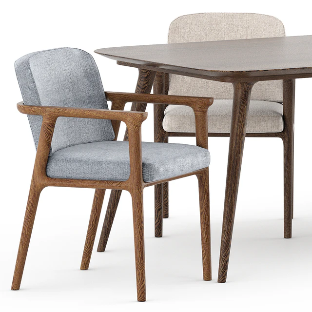 Zio Dining Table and Zio Dining Chair by Moooi — Скачать