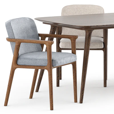 Zio Dining Table and Zio Dining Chair by Moooi — Вид 3