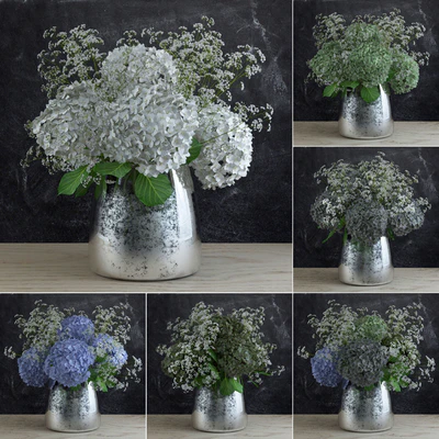 Bouquet of Gypsophila with Hyndrangeas — Вид 1