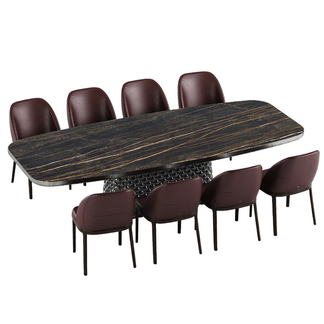 Cattelan Italia Atrium Keramik Premium table Mariel chair set — Descargar