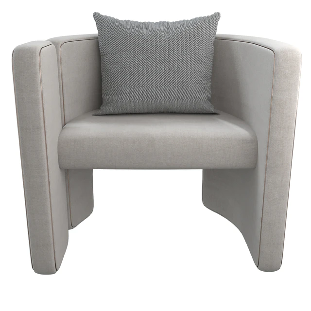 Armchair Con S34 white — Descargar