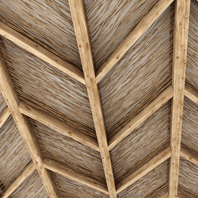 Ceiling branch thin angle n1 / Angular ceiling from branches — Descargar
