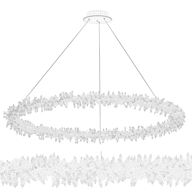 Crystal ring chandelier SIBYL XL — Descargar