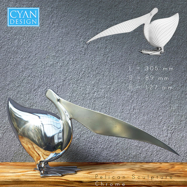 Cyan Design Pelican Sculpture — Скачать