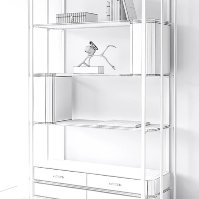 LUXXU Waltz Bookcase — Ver 3