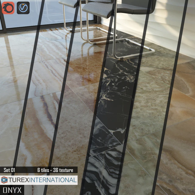 TUREX INTERNATIONAL Onyx Tiles Set 01 — Descargar