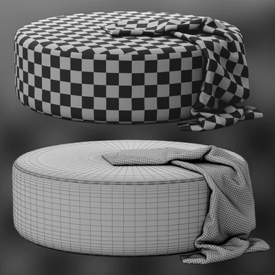 Spool Ottoman By Kardiel — Ver 5