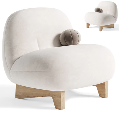 Armchair Elvit Cozy Ginger By sofa — Ver 5