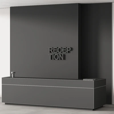 253 office furniture 12 reception desk 07 — Вид 7