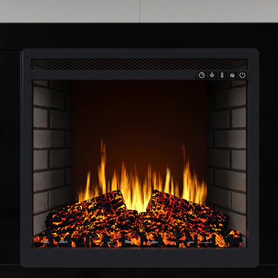 Fireplace Royal Flame Suite Alabaster with Fireplace Vision 23 Led Fx — View 4