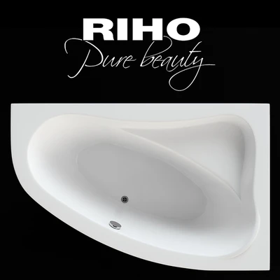 Bath Acrylic asymmetric Riho Lyra — View 1
