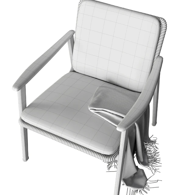 Minotti fynn little armchair — Descargar
