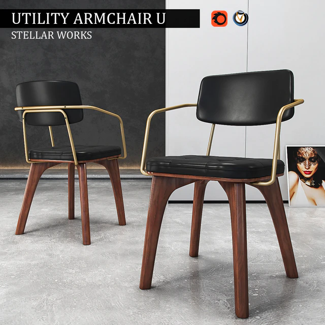 Chair UTILITY ARMCHAIR U — Скачать