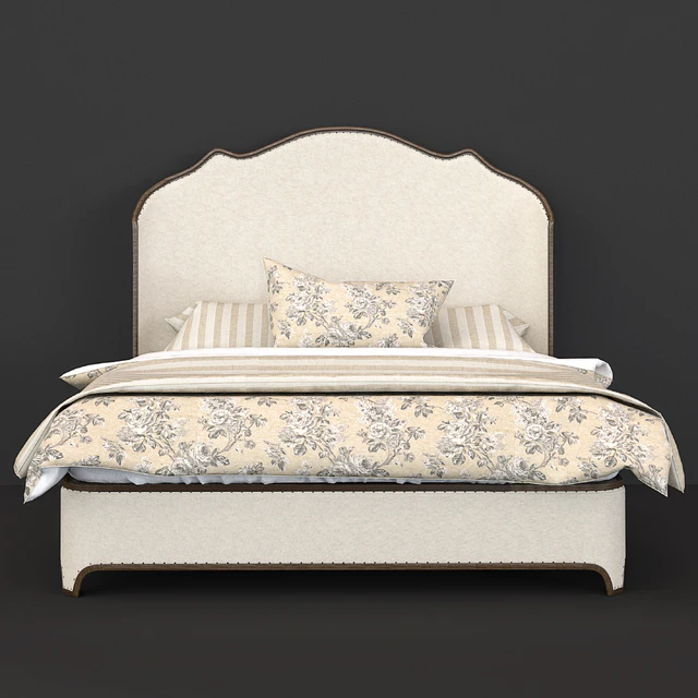 Archivist King Upholstered Platform Shelter Bed — Скачать