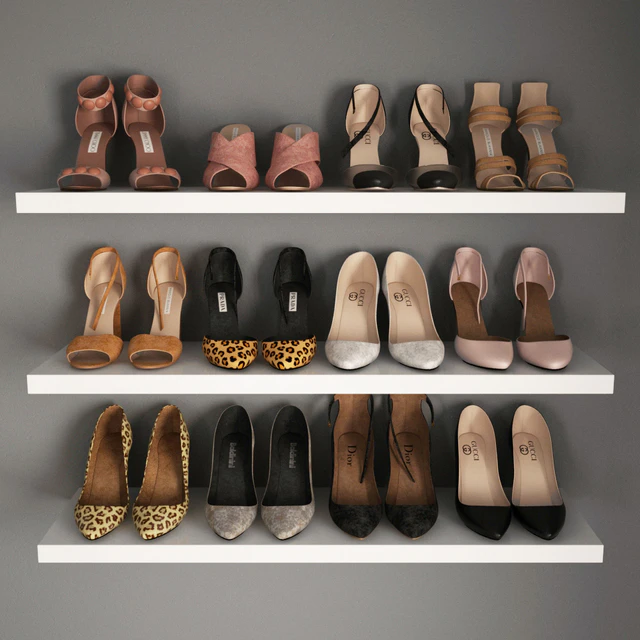 Набор женской обуви I Women shoes  02 — Скачать