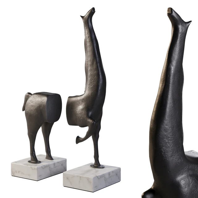 Giraffe sculpture 1 — Скачать