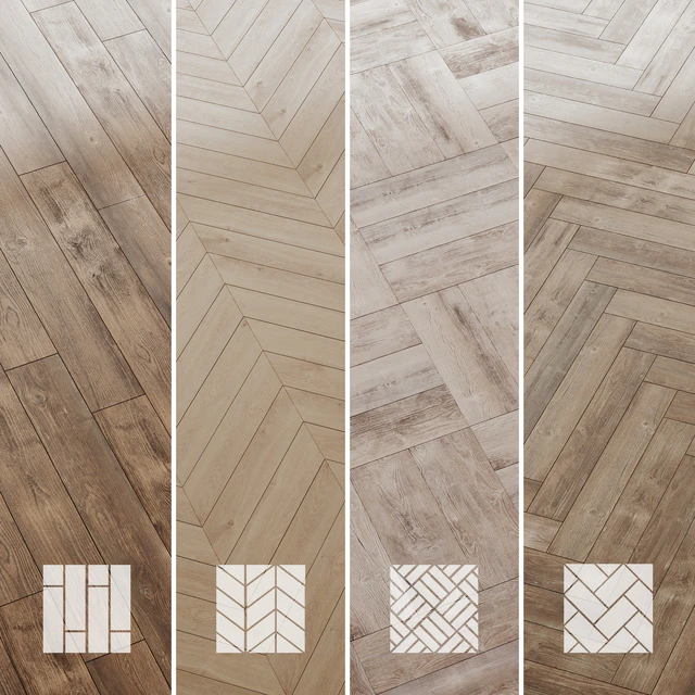 Wood floor Pine Oak Set 3 — Скачать