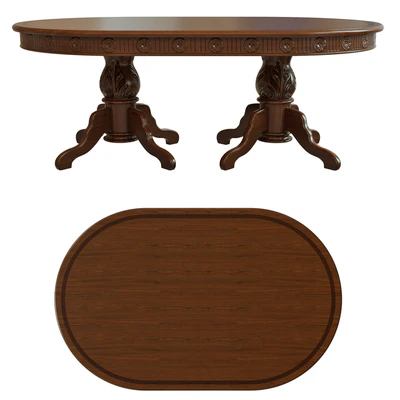 Threaded Dining Table 03 — Ver 2