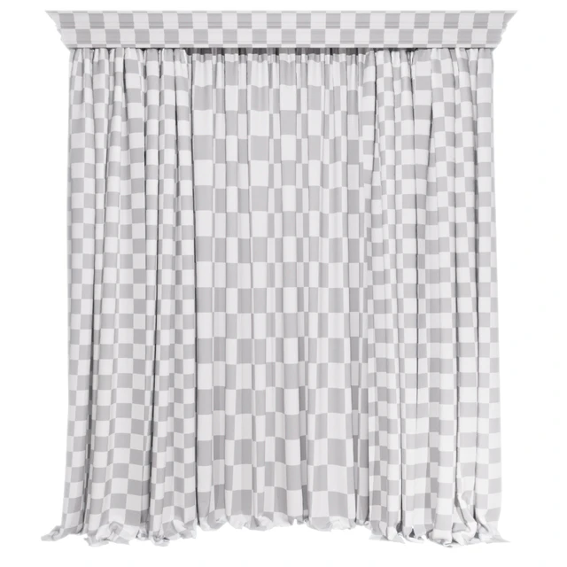 Set of curtains (4 curtains and tulle) in the style of Provence 04. — Descargar