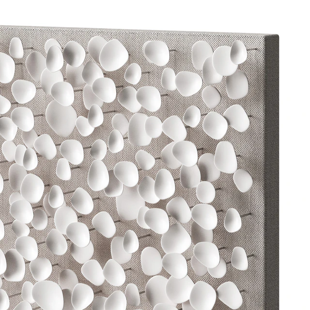 Art canvas with white petals — Descargar
