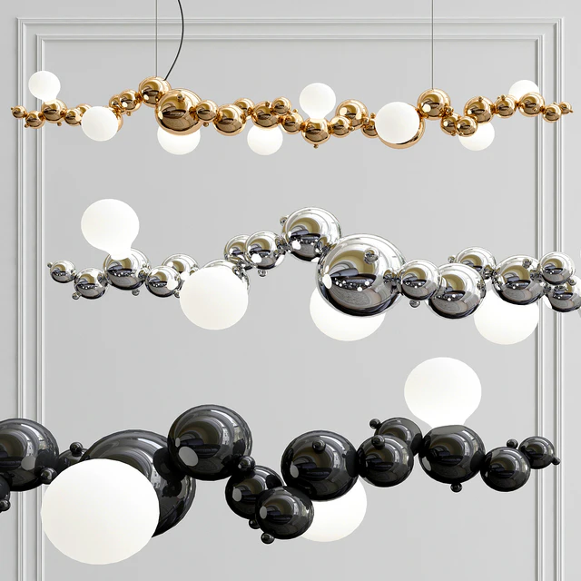 Bubbly 08-Light Linear Pendant Light — Descargar