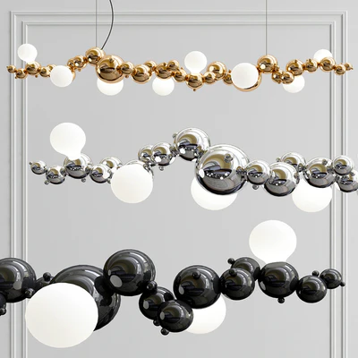 Bubbly 08-Light Linear Pendant Light — Descargar