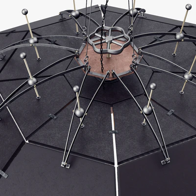 1stdibs Large Scientific Medical Parabolic Mirror Lamp — Вид 3