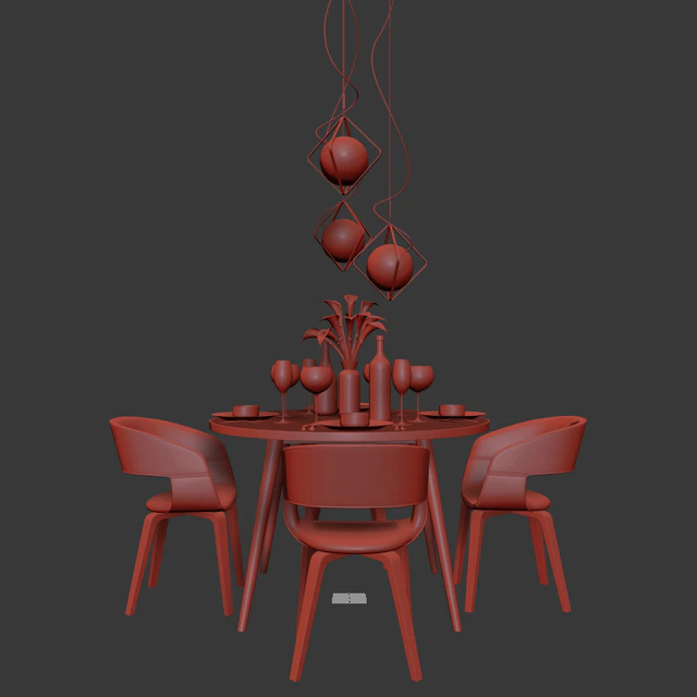 Dinning Set 25 — Скачать