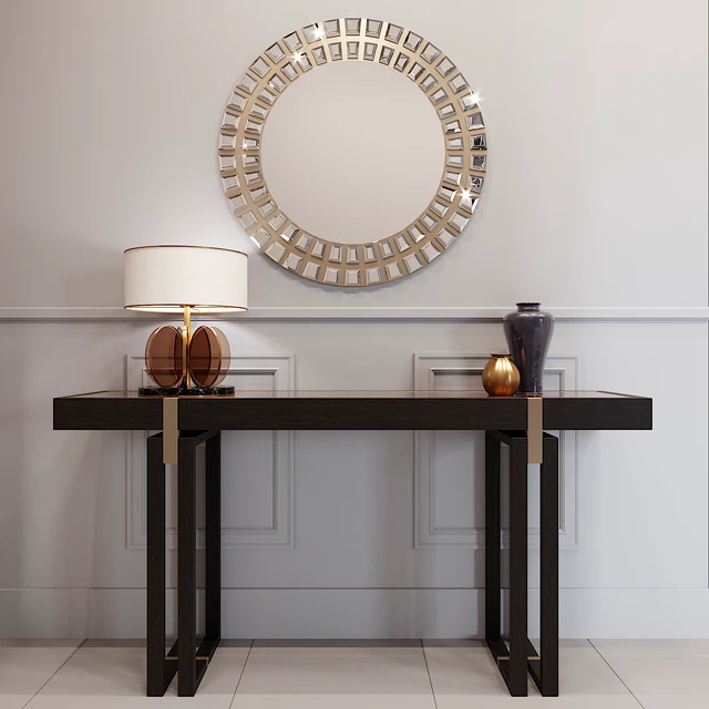 Console Seoul + Desk lamp Budapest + Mirror M10094 — Download