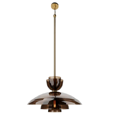 Blom Amber Glass Cloche Grand Pendant RH — скачать