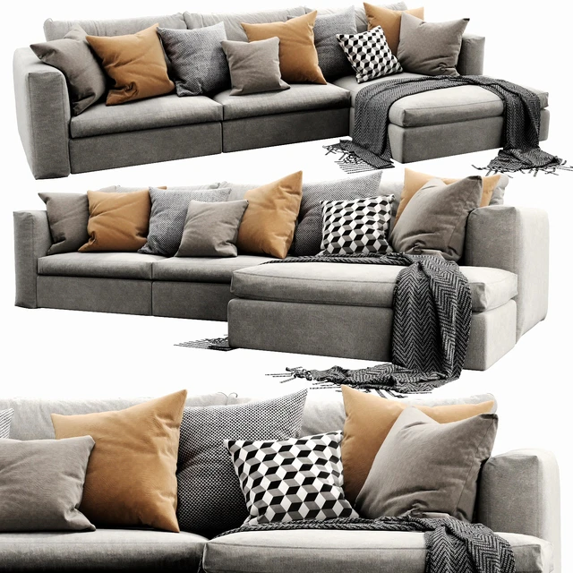 Poliform Dune Chaise Lounge — Descargar