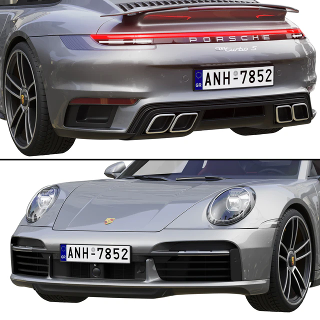 Porsche 911 Turbo S 2021 — Скачать
