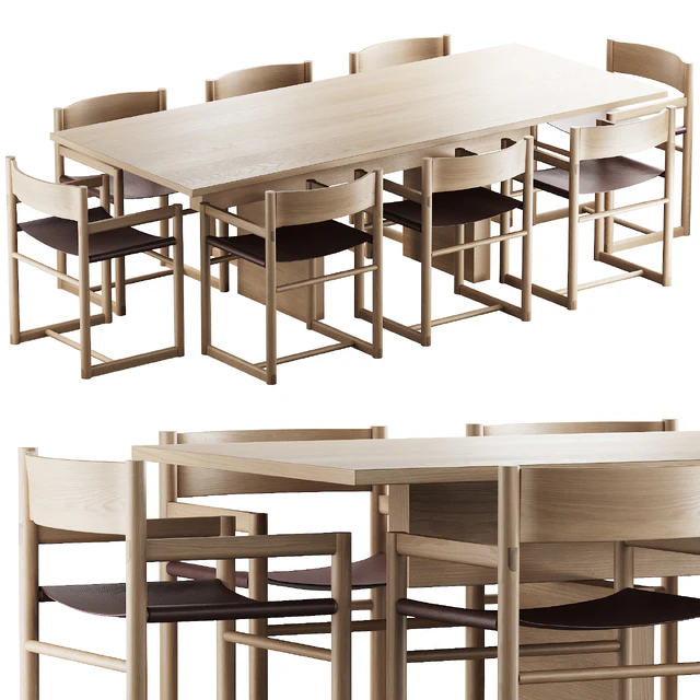 331 Resident Plane Dining Table and Resident Passenger Chair — Descargar