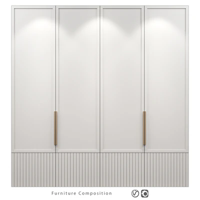 Furniture Composition | 266 | Шкаф — Вид 1