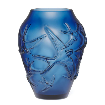 Lalique vase hirondelles — Ver 4